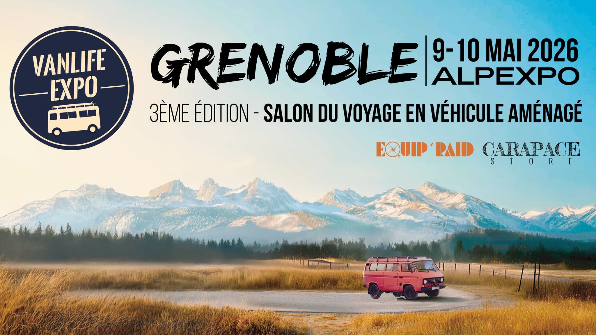Vanlife Expo Grenoble 2026 : Certivan vous donne rendez-vous les 9 & 10 mai à Alpexpo